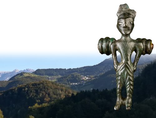 Titelbild vom Vortrag: Salzmetropole am Alpenrand. Das Bergbauzentrum am Dürrnberg als kultureller Knotenpunkt. Holger Wendling